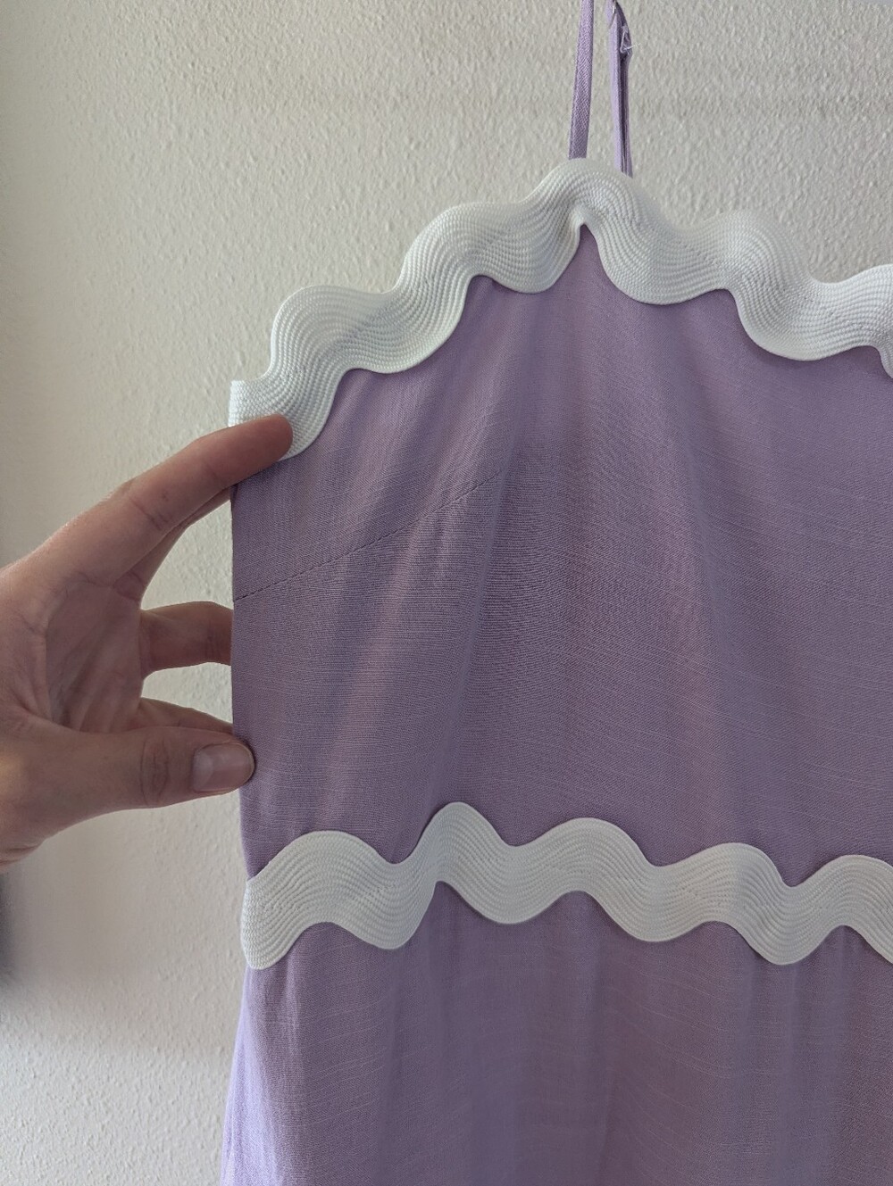 Purple Ric Rac Midi Dress - Picture 3 of 10